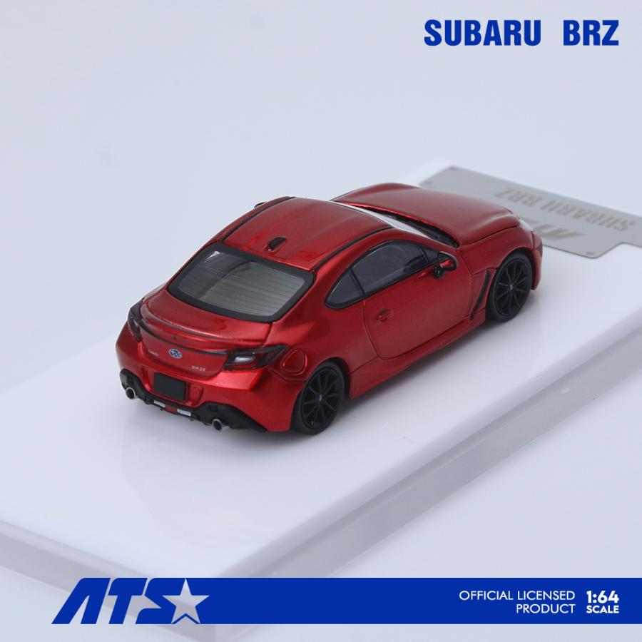 ATS-MODELS 1/64 スバル・BRZ (2代目) (メタリックレッド) ミニカー