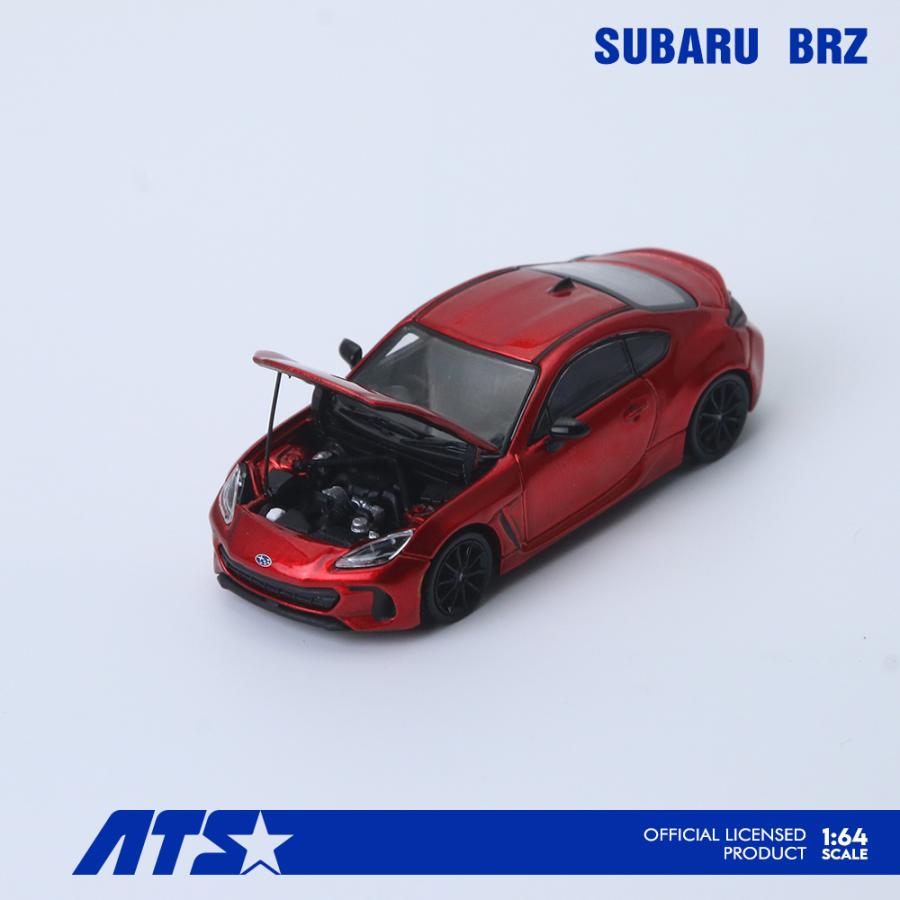 ATS-MODELS 1/64 スバル・BRZ (2代目) (メタリックレッド) ミニカー