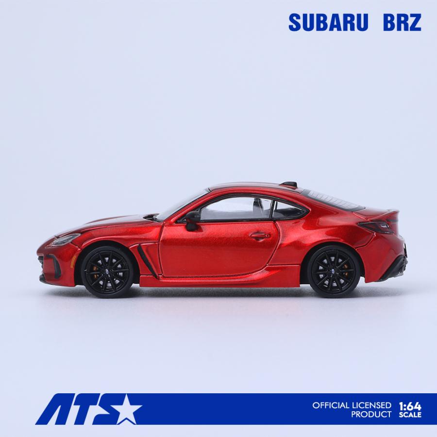 ATS-MODELS 1/64 スバル・BRZ (2代目) (メタリックレッド) ミニカー