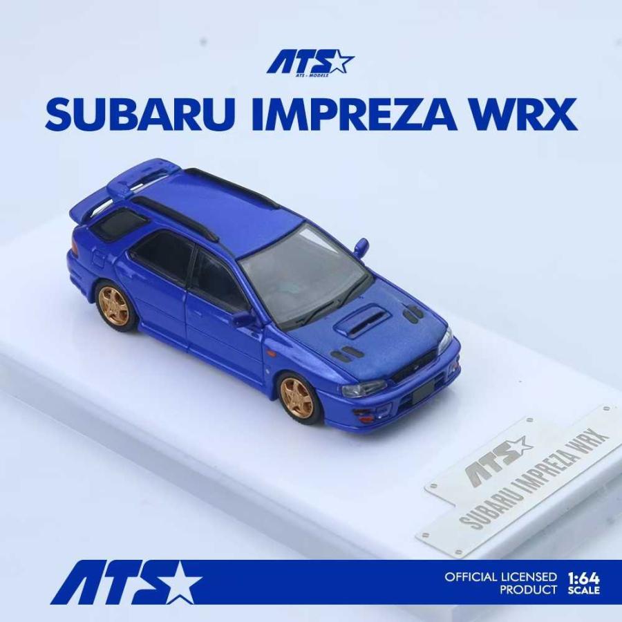 ATS-MODELS 1/64 スバル・インプレッサスポーツワゴン WRX (ブルー