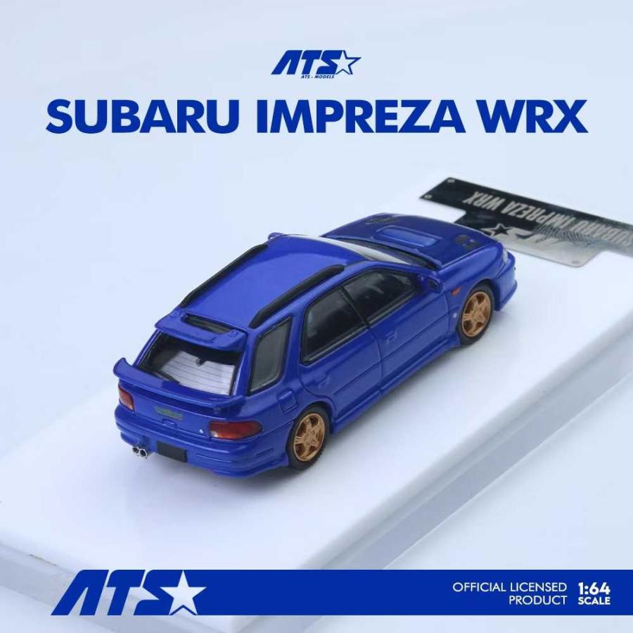 ATS-MODELS 1/64 スバル・インプレッサスポーツワゴン WRX (ブルー