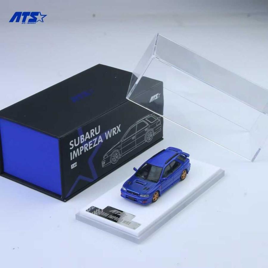 ATS-MODELS 1/64 スバル・インプレッサスポーツワゴン WRX (ブルー