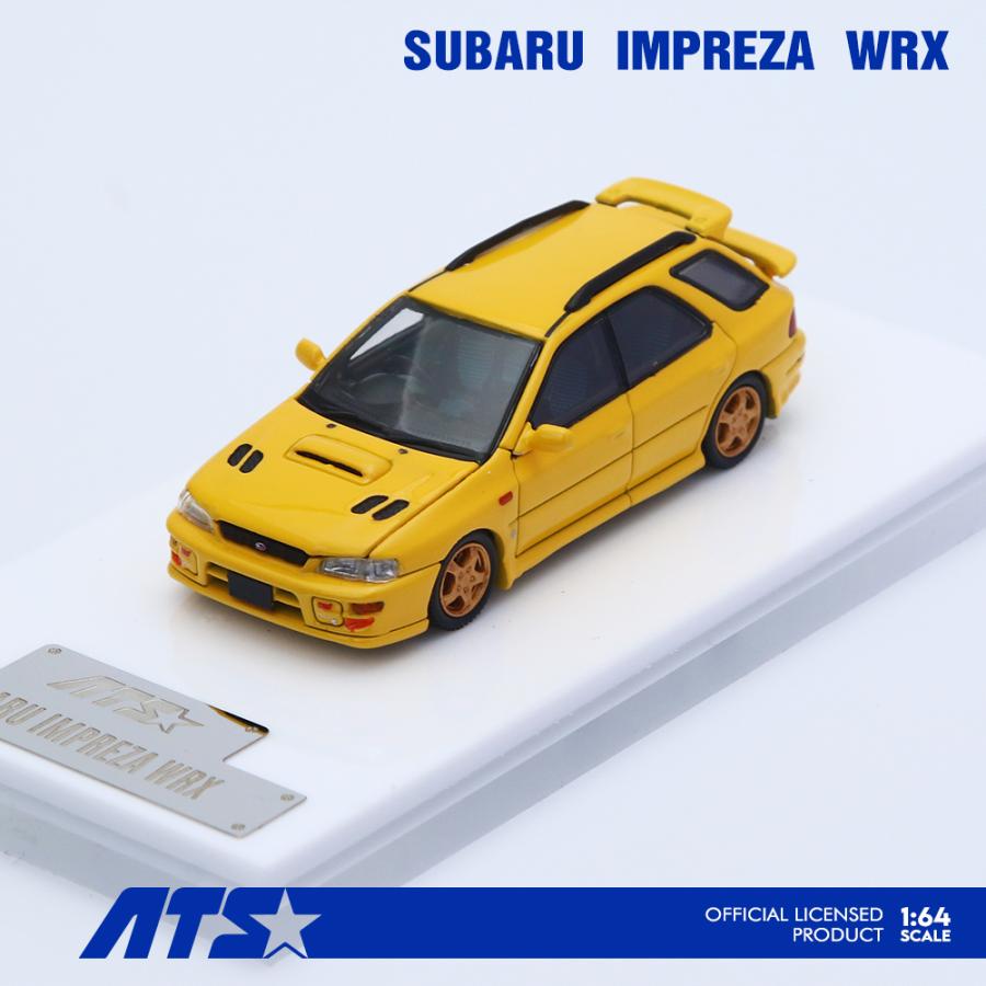 ATS-MODELS 1/64 スバル・インプレッサスポーツワゴン WRX (イエロー