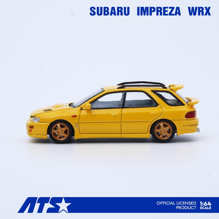 ATS-MODELS 1/64 スバル・インプレッサスポーツワゴン WRX (イエロー