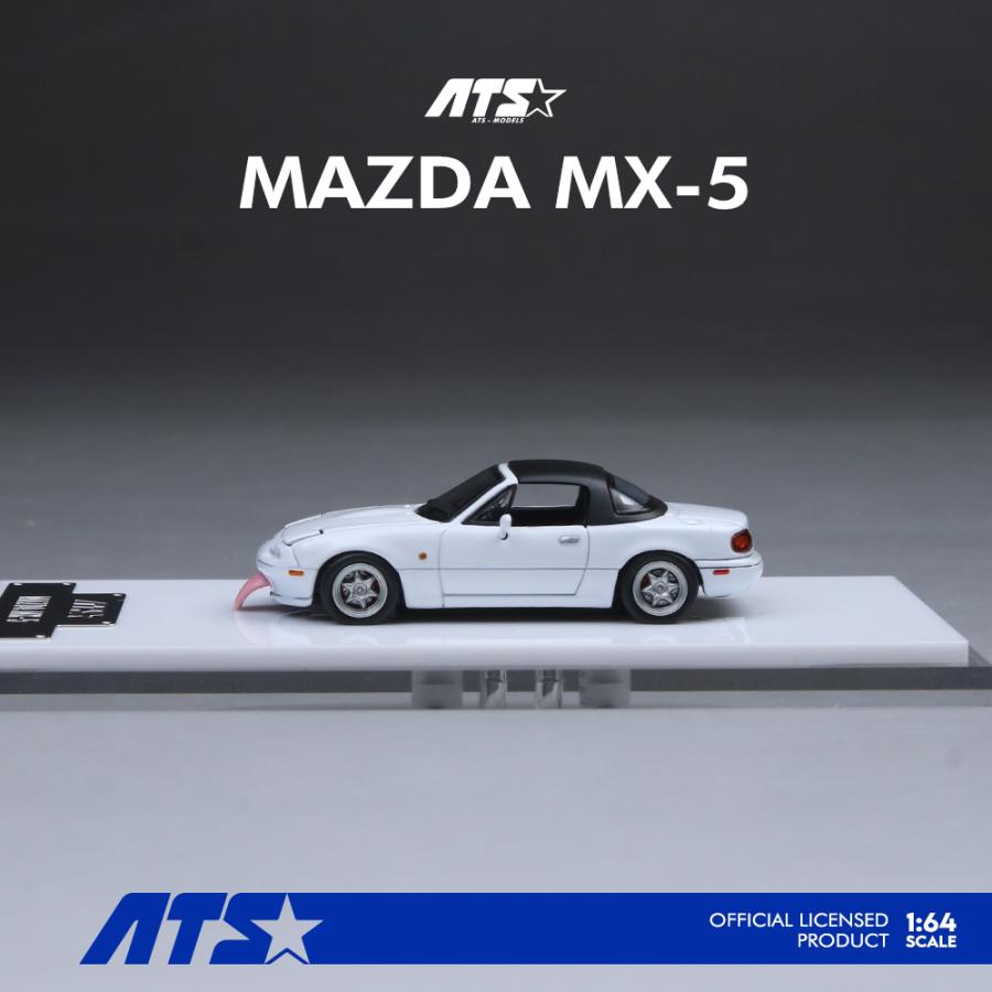 ATS-MODELS 1/64 マツダ・MX-5 (初代) ロードスター (ホワイト