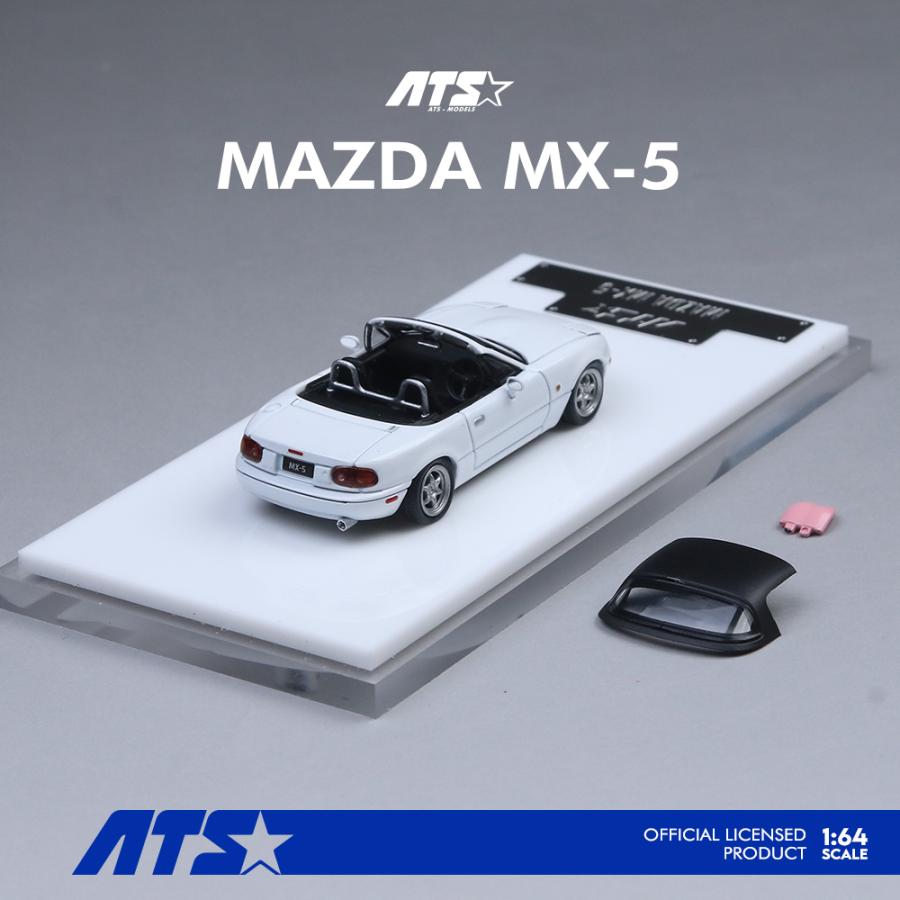 ATS-MODELS 1/64 マツダ・MX-5 (初代) ロードスター (ホワイト