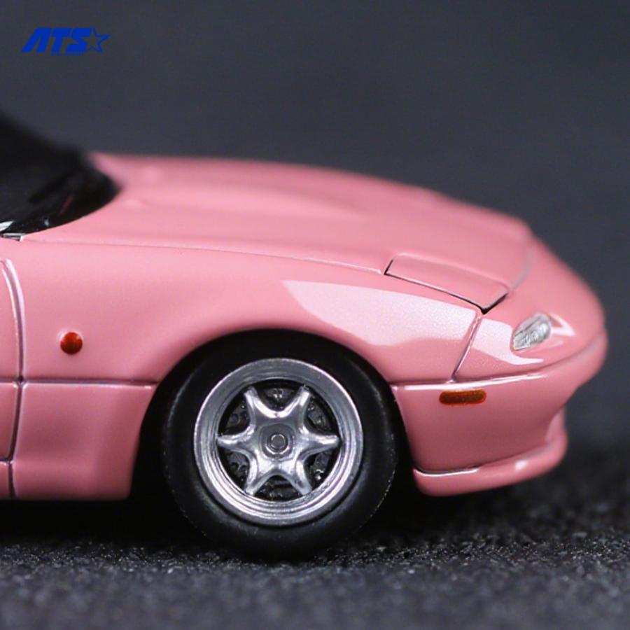ATS-MODELS 1/64 マツダ・MX-5 (初代) ロードスター (ピンク) ミニカー