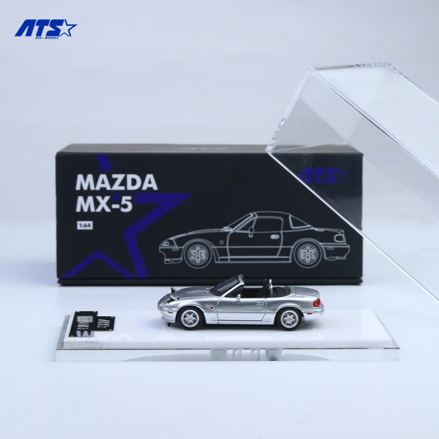 ATS-MODELS 1/64 マツダ・MX-5 (初代) ロードスター (シルバー