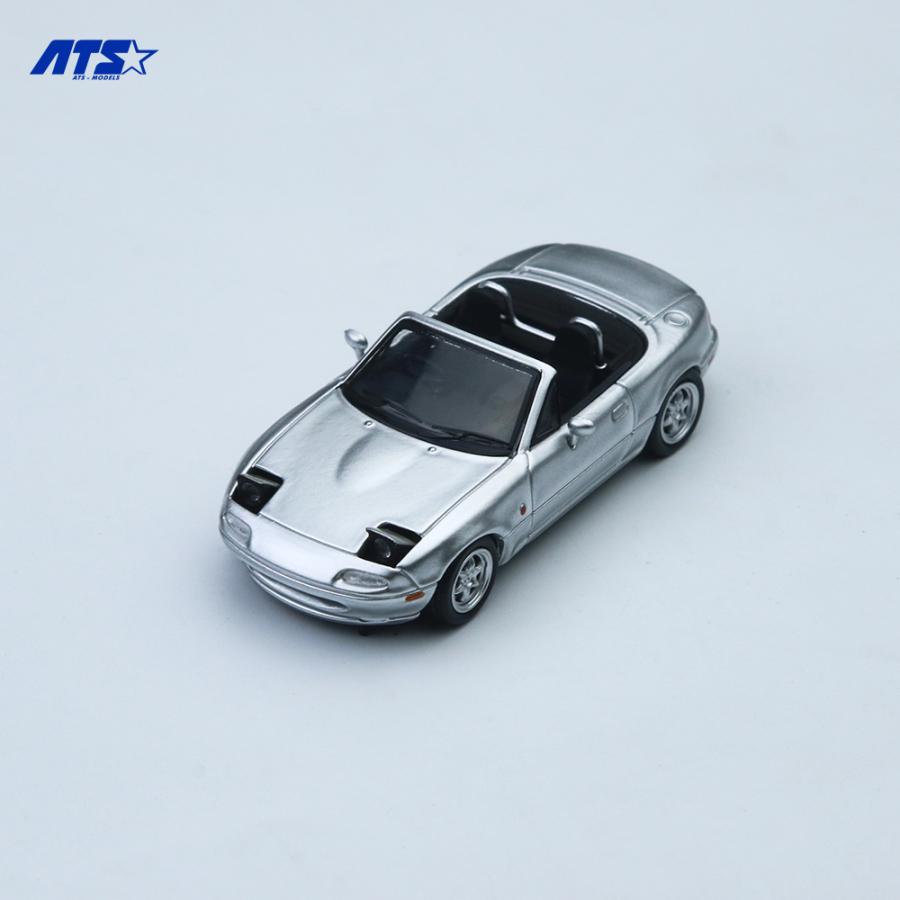 ATS-MODELS 1/64 マツダ・MX-5 (初代) ロードスター (シルバー