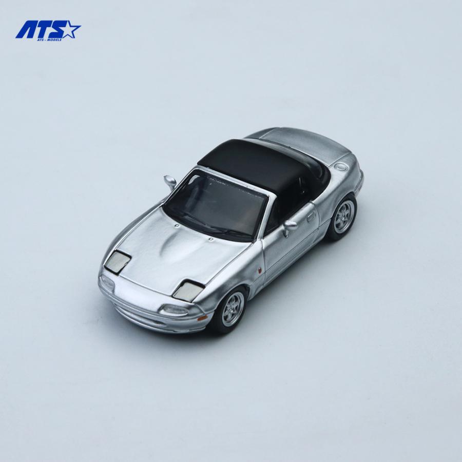 ATS-MODELS 1/64 マツダ・MX-5 (初代) ロードスター (シルバー