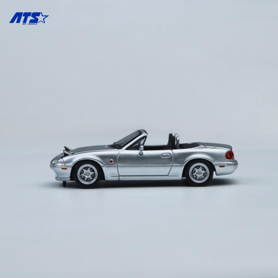 ATS-MODELS 1/64 マツダ・MX-5 (初代) ロードスター (シルバー