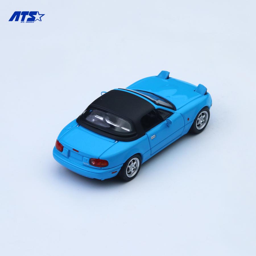 ATS-MODELS 1/64 マツダ・MX-5 (初代) ロードスター (ブルー) ミニカー