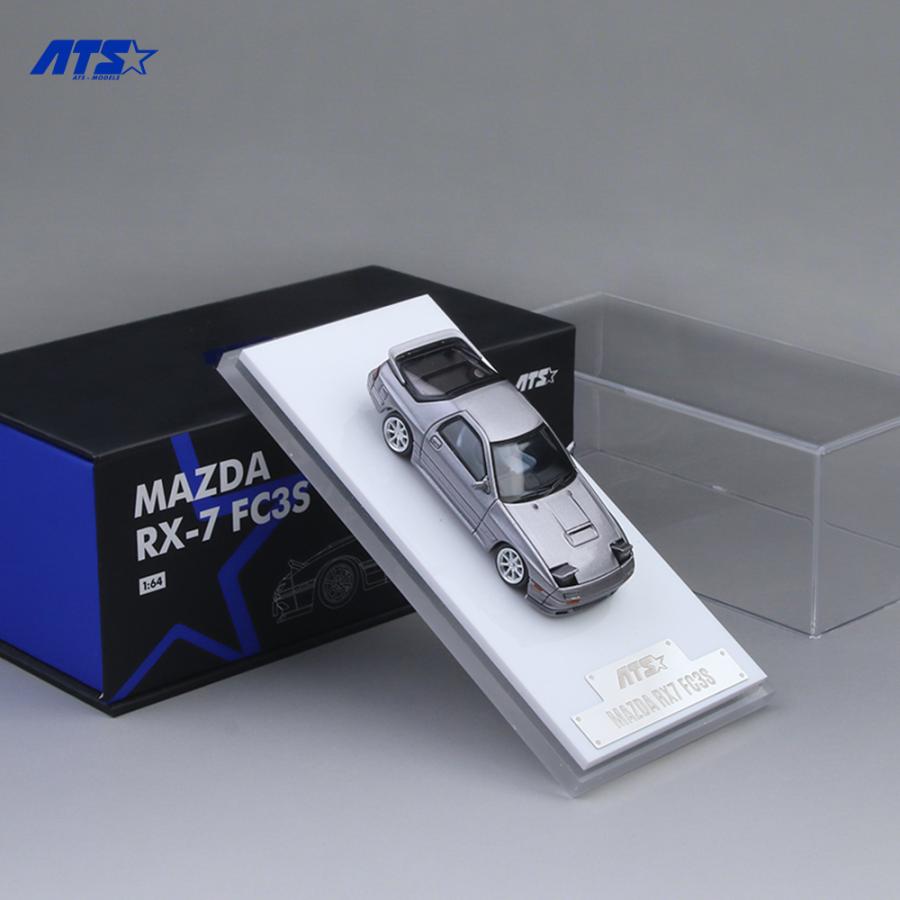 ATS-MODELS 1/64 マツダ・サバンナRX-7 (2代目) FC3S型 (シルバー