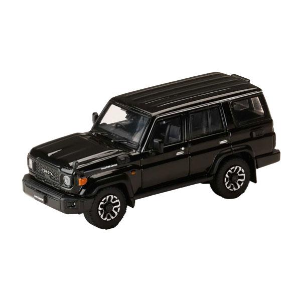 h*a様 ランドクルーザー70 ミニカー ブラック ホビージャパン（HobbyJAPAN） 1/64 トヨタ ランドクルーザー70
