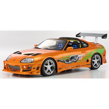 送料無料◆京商 KYOSHOオリジナル 1/12 トヨタ スープラ ターボ 1994“ワイルド・スピード” (オレンジパール) レジン ミニカー KSR12009A 【未定予約】_3
