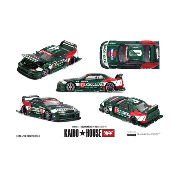 MINI-GT 1/64 Nissan スカイライン GT-R R32 KHTC V1 (右ハンドル