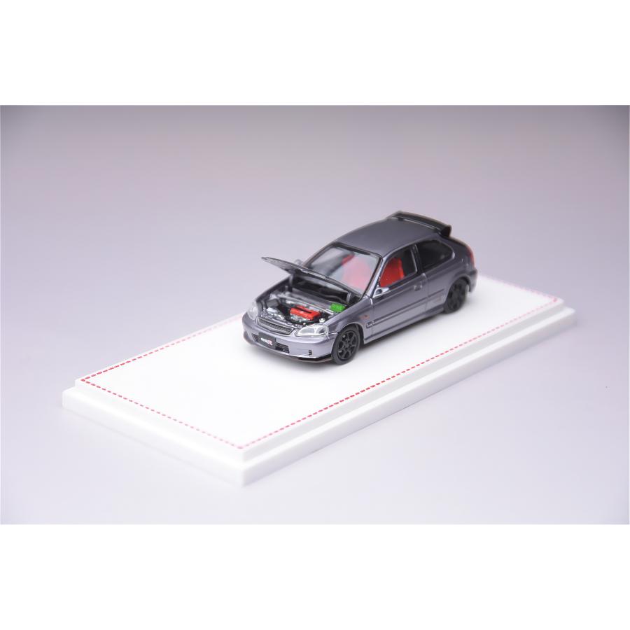 Model 1 1/64 ホンダ シビック タイプR EK9 トワイライトグレー
