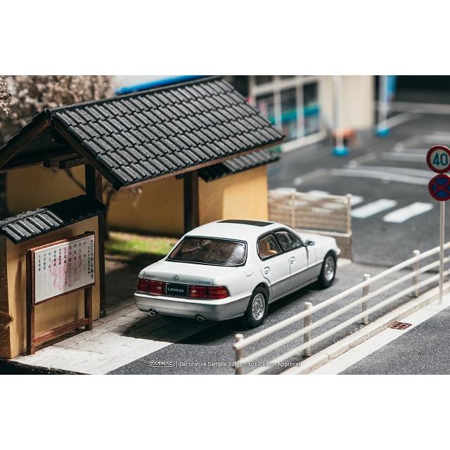 ターマック 1/64 レクサス・LS400 (UCF10) (パールホワイト) ミニカー