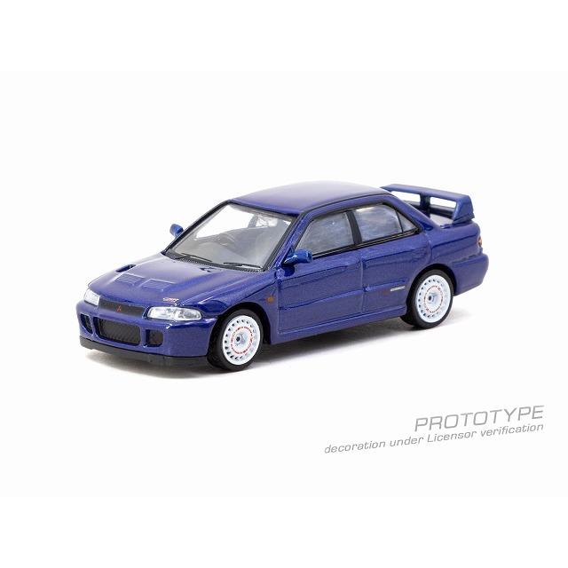 ターマック 1/64 三菱・ランサー GSRエボリューションII (ブルー