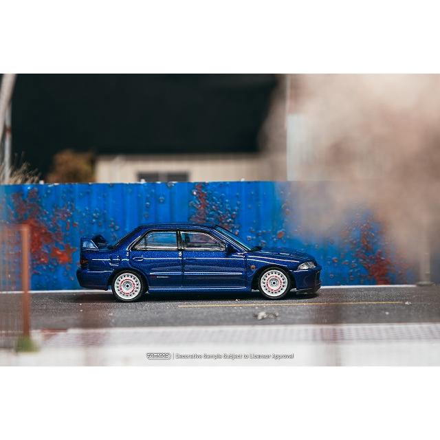ターマック 1/64 三菱・ランサー GSRエボリューションII (ブルー