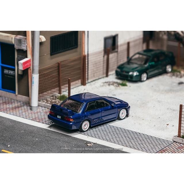 ターマック 1/64 三菱・ランサー GSRエボリューションII (ブルー