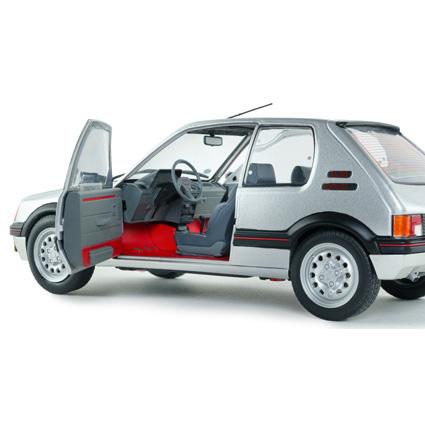 送料無料◇SOLIDO 1/18 プジョー 205 GTI 1.6L Mk.1 1989 (シルバー