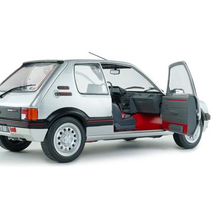 送料無料◇SOLIDO 1/18 プジョー 205 GTI 1.6L Mk.1 1989 (シルバー