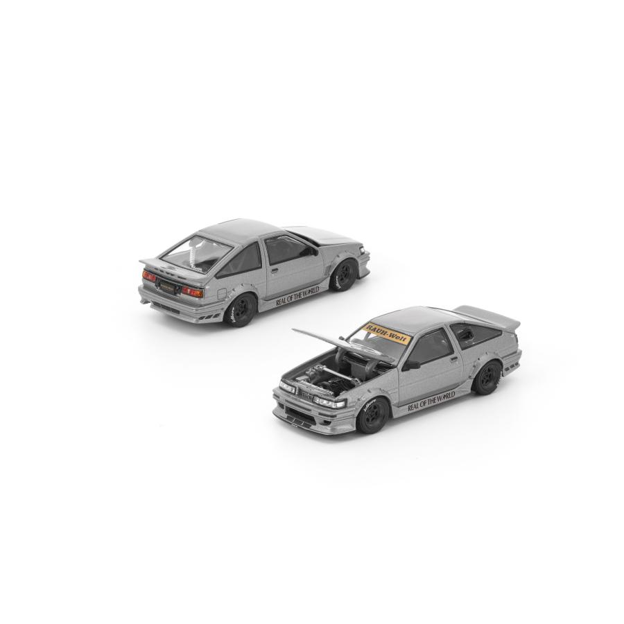 POP RACE × Enigma RWB AE86 (マットグレー) ラウヴェルト・ベグリフ