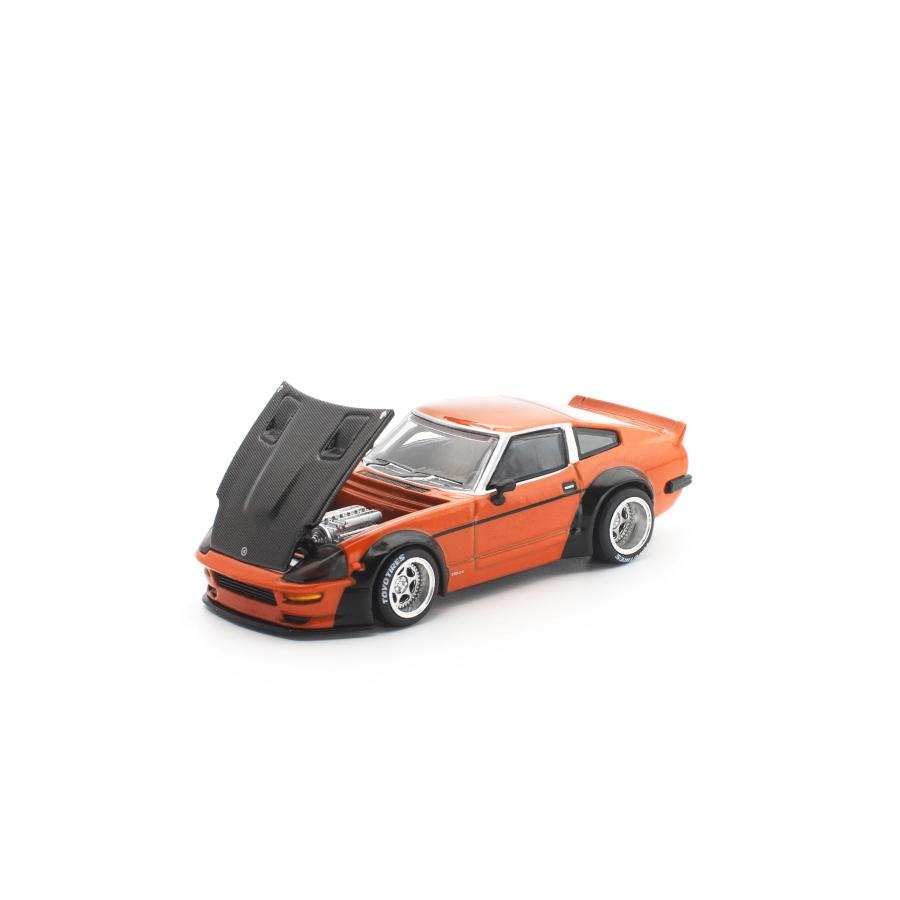 POP RACE 1/64 パンデム 280ZX オレンジ ミニカー PR640317 【未定予約