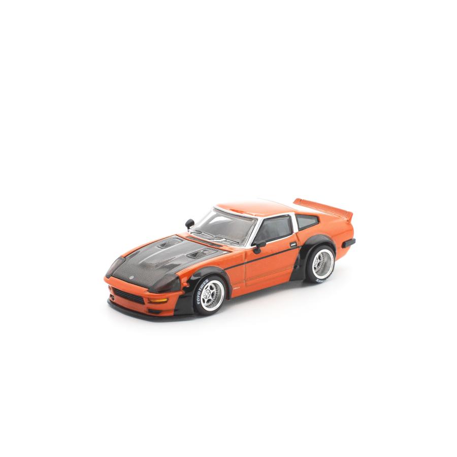 POP RACE 1/64 パンデム 280ZX オレンジ ミニカー PR640317 【未定予約