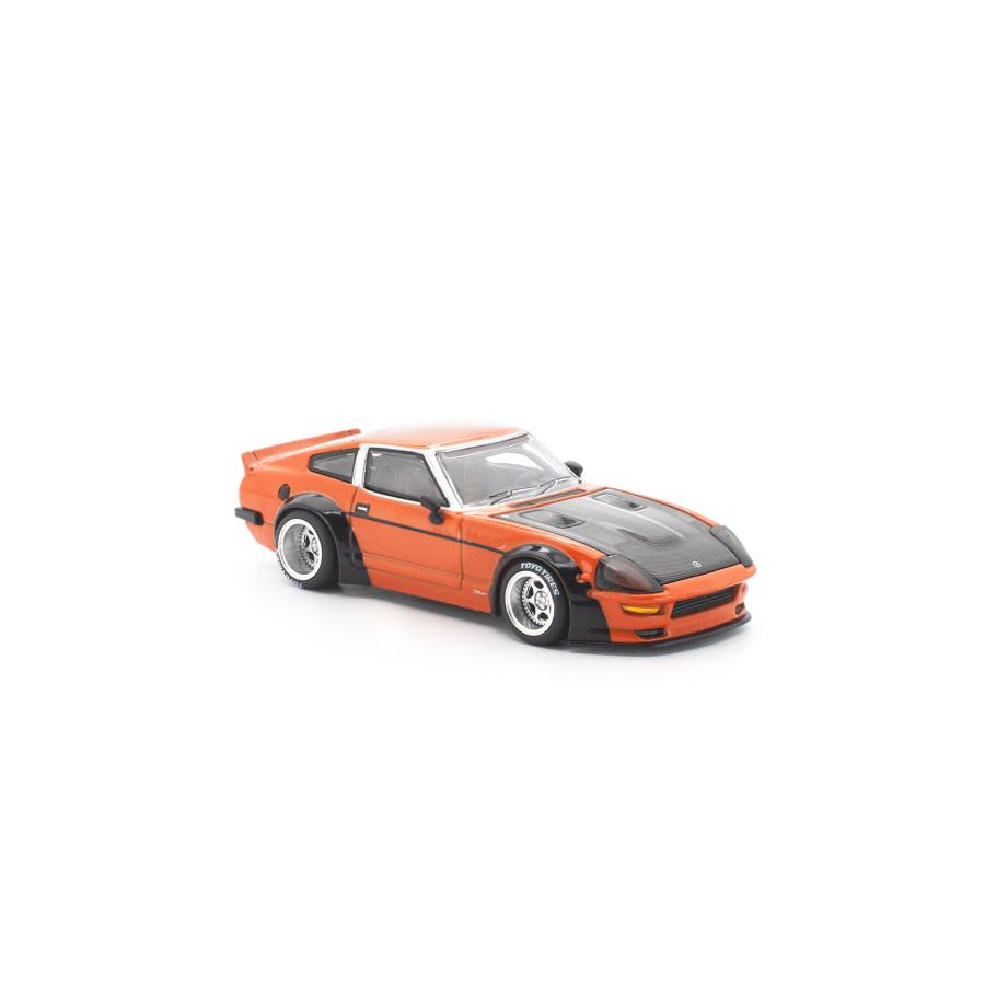 POP RACE 1/64 パンデム 280ZX オレンジ ミニカー PR640317 【未定予約