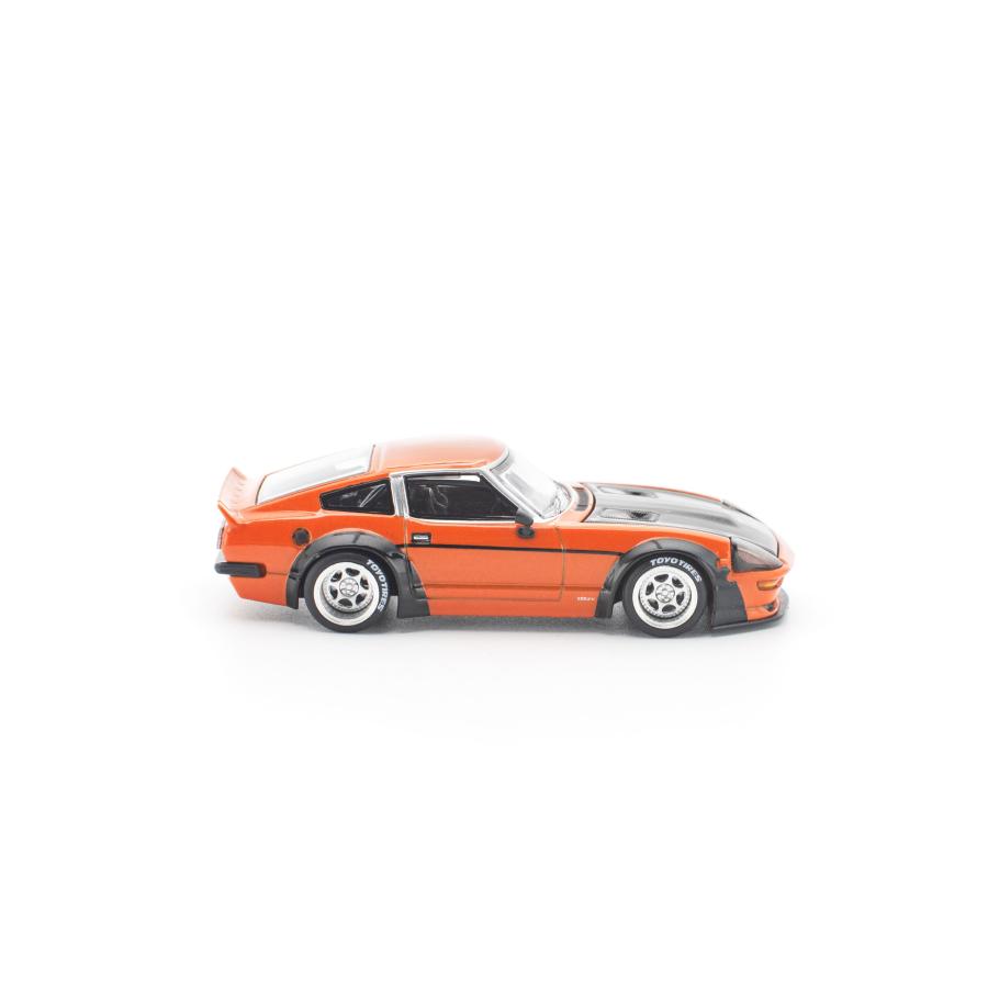 POP RACE 1/64 パンデム 280ZX オレンジ ミニカー PR640317 【未定予約