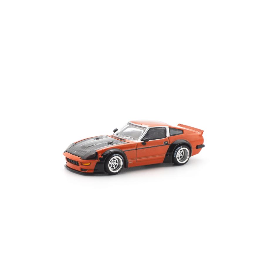 POP RACE 1/64 パンデム 280ZX オレンジ ミニカー PR640317 【未定予約