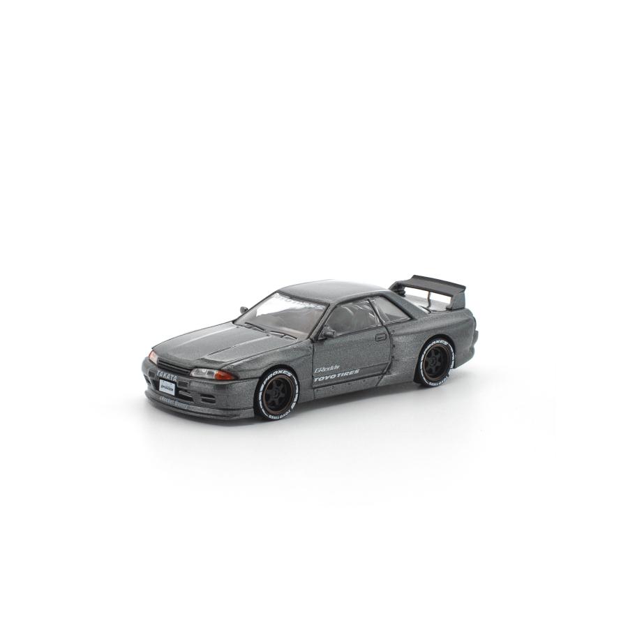 POP RACE 1/64 パンデム R32 ガンメタル(新金型) ミニカー PR640508