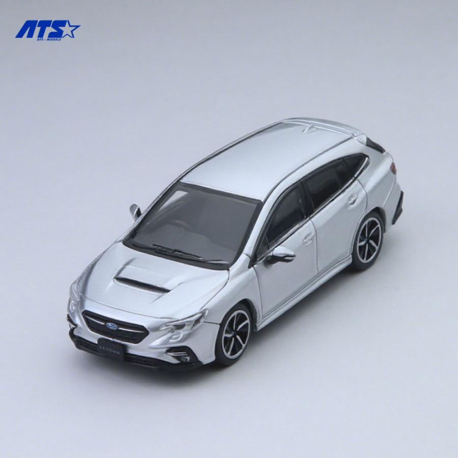 ATS MODEL 1/64 SUBARU LEVORG シルバーグレー ミニカー ATS880303