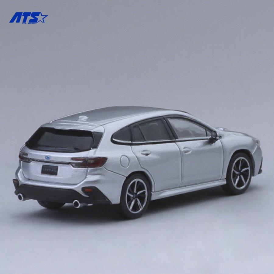 ATS MODEL 1/64 SUBARU LEVORG シルバーグレー ミニカー ATS880303