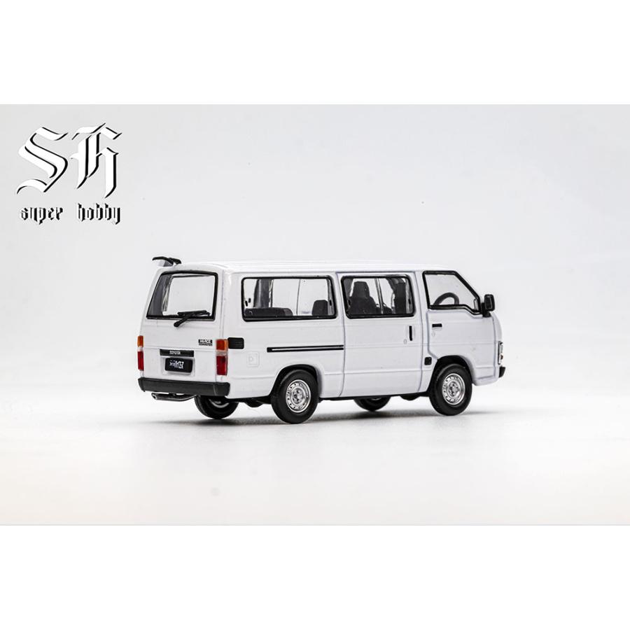 super hobby 1/64 トヨタ ハイエース 3代目 ホワイト ミニカー SH0001