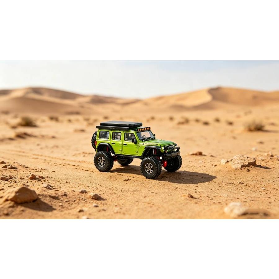 ゲインコーププロダクツ 1/64 Jeep Wrangler グリーン ミニカー KS-102