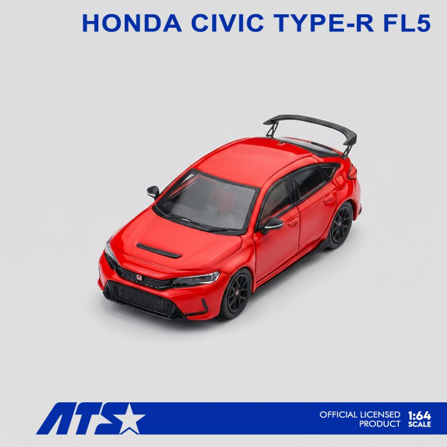 ATS-MODELS 1/64 ホンダ シビック TypeR FL5 (レッド) ミニカー