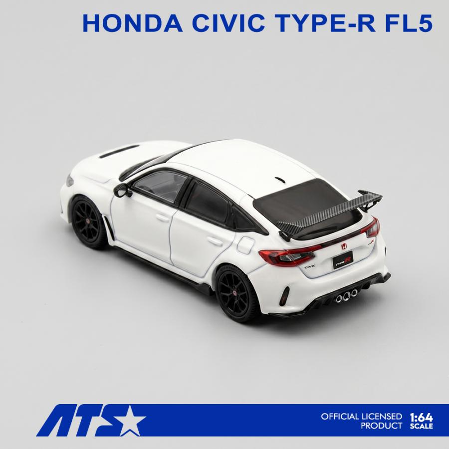 ATS-MODELS 1/64 ホンダ シビック TypeR FL5 (ホワイト) ミニカー