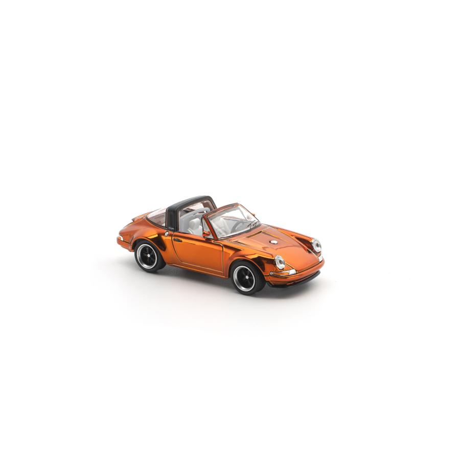 POP RACE 1/64 シンガー タルガ ブロンズクローム ミニカー PR640527