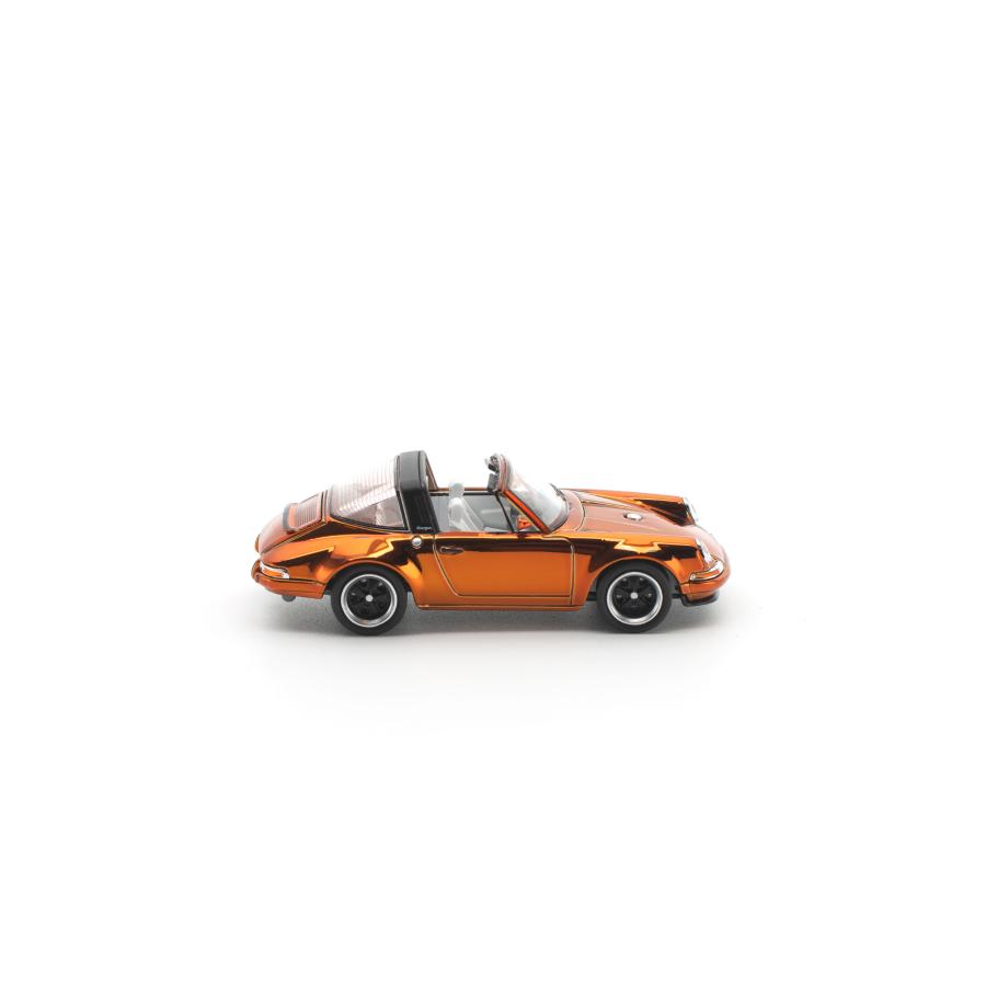 POP RACE 1/64 シンガー タルガ ブロンズクローム ミニカー PR640527