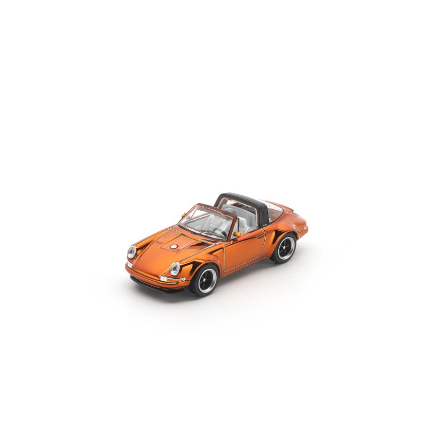 POP RACE 1/64 シンガー タルガ ブロンズクローム ミニカー PR640527