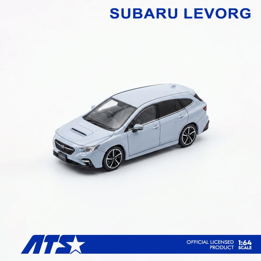 ATS MODEL 1/64 SUBARU LEVORG クールグレーカーキ ミニカー ATS880304