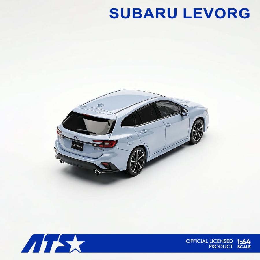 ATS MODEL 1/64 SUBARU LEVORG クールグレーカーキ ミニカー ATS880304