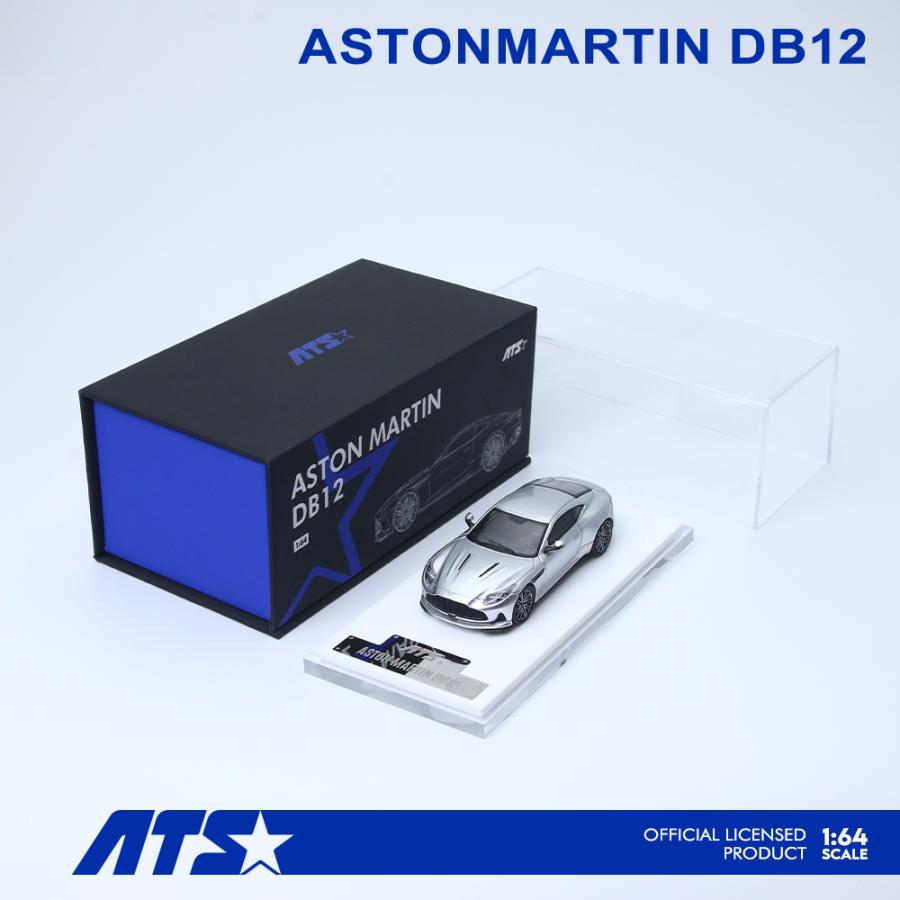 ATS MODEL 1/64 Aston Martin DB12 ライトニングシルバー ミニカー