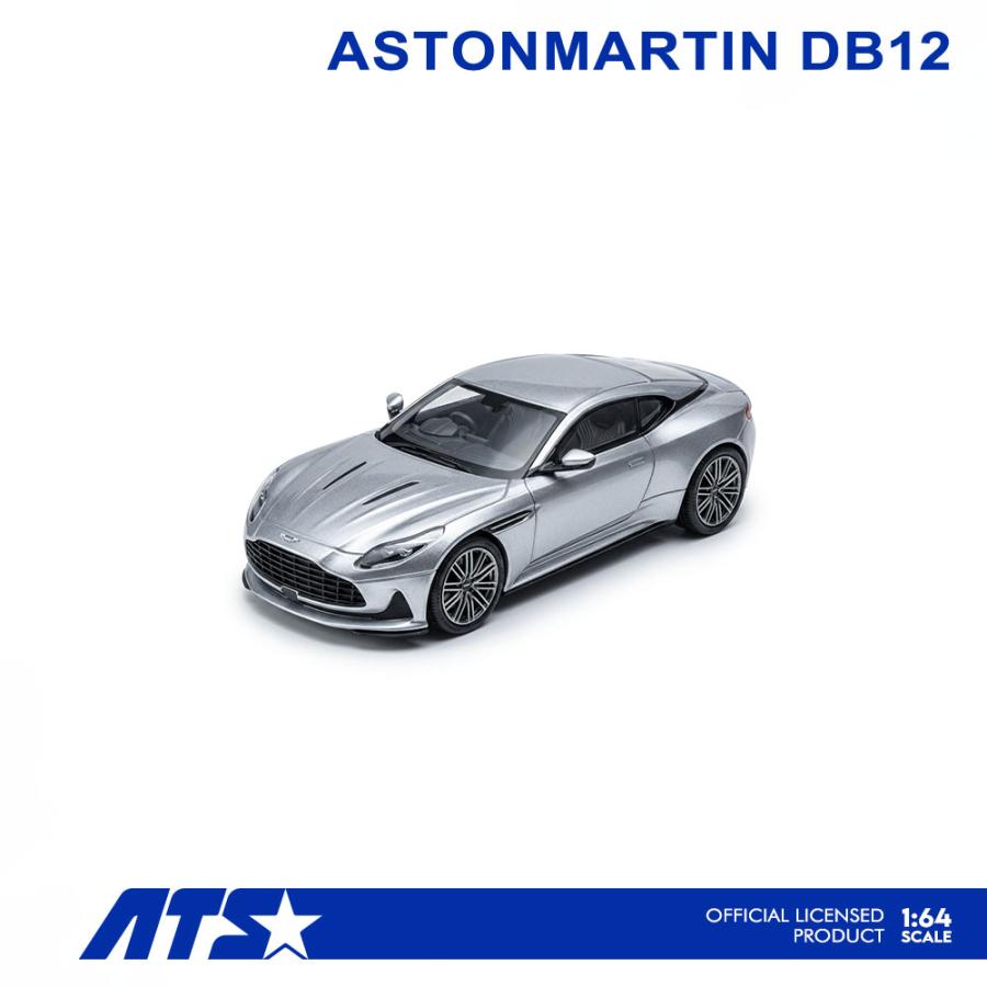 ATS MODEL 1/64 Aston Martin DB12 ライトニングシルバー ミニカー