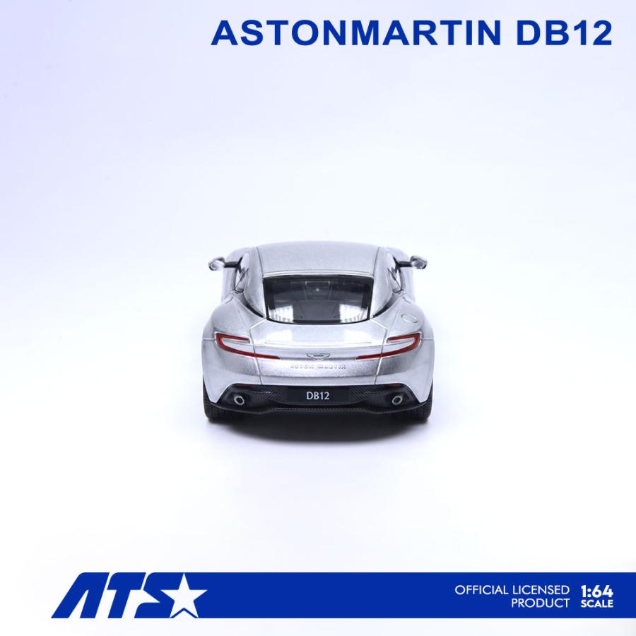 ATS MODEL 1/64 Aston Martin DB12 ライトニングシルバー ミニカー