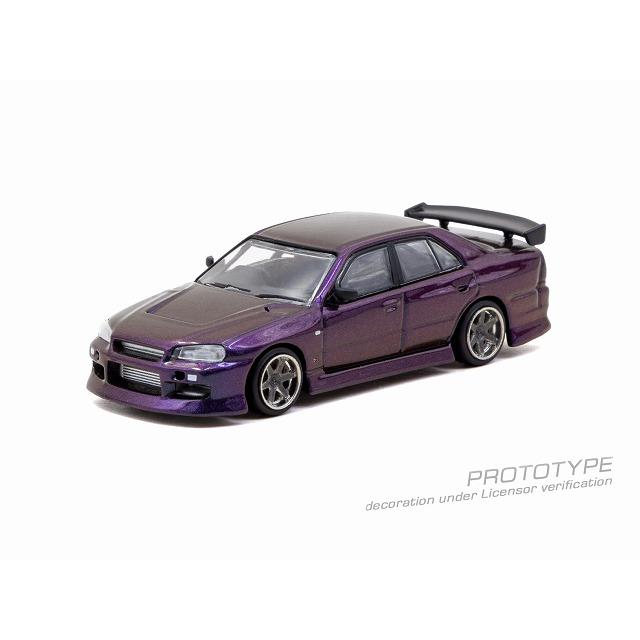 ターマック T64G-088-MP 1/64 URAS Skyline ER34 Midnight Purple