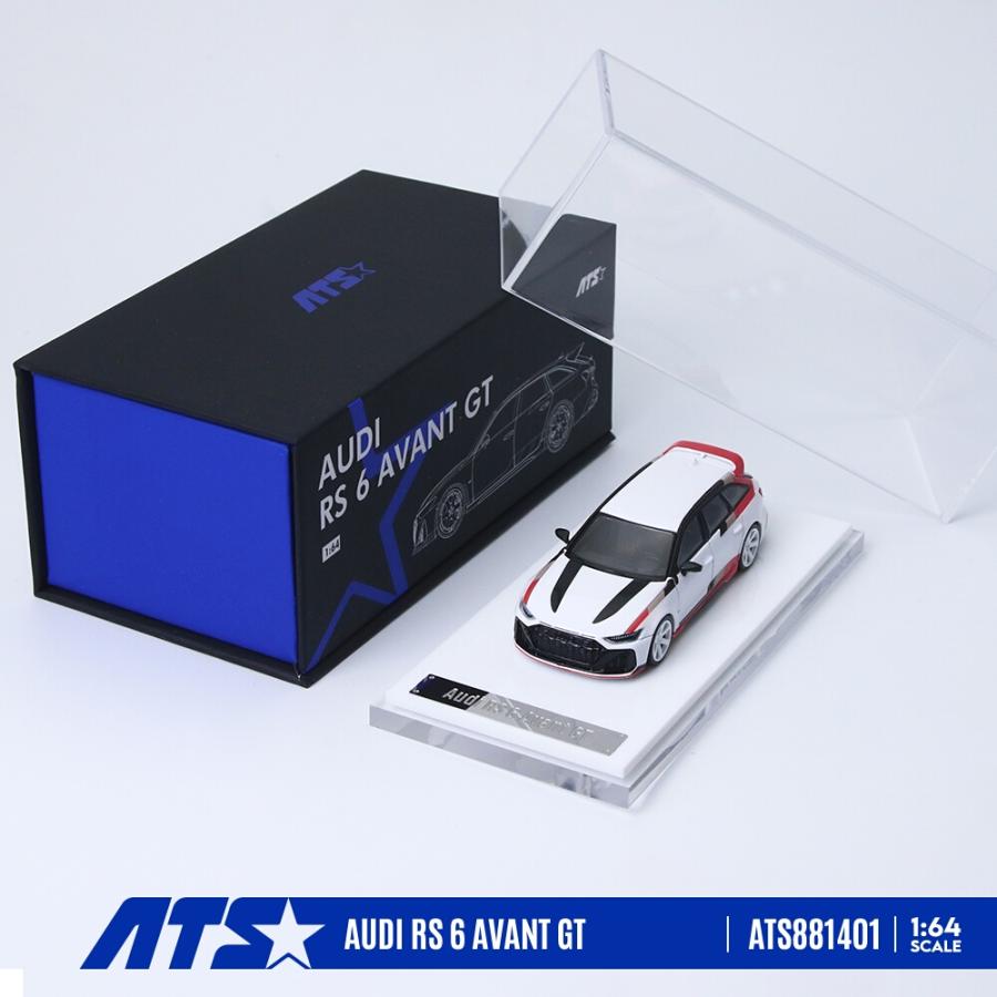 ATS-MODELS 1/64 Audi RS 6 Avant GT-IMSA GTO1 ミニカー ATS881401